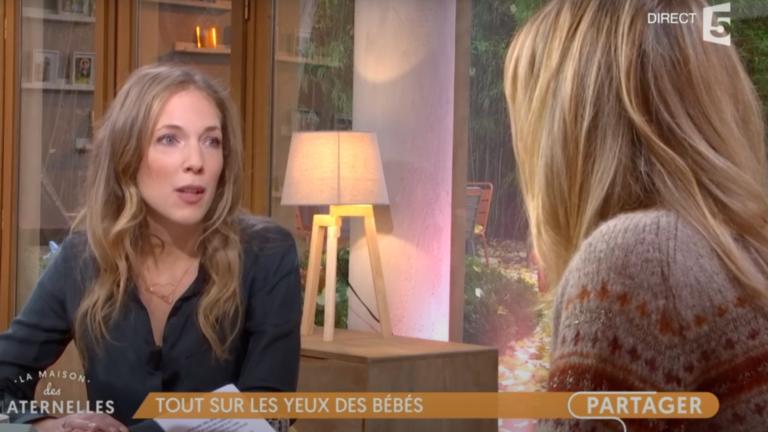 All about baby's eyes : Dr Stephanie Zwillinger on the TV, "Les Maternelles".
